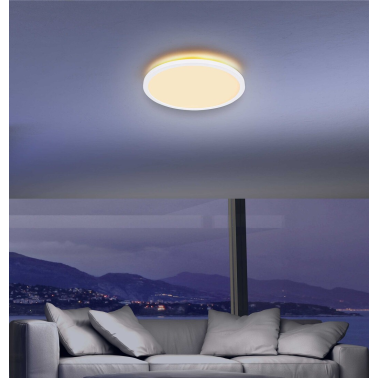 41562-18W  LAMPARA DE TECHO NEGRA 1XLED 18W 3000K IP44  SAPANA GLOBO