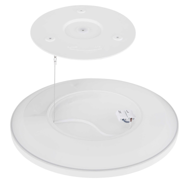 41562-18W  LAMPARA DE TECHO NEGRA 1XLED 18W 3000K IP44  SAPANA GLOBO