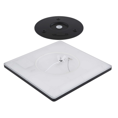 41563-18B  LAMPARA DE TECHO NEGRA 1XLED 18W 3000K IP44 SAPANA GLOBO