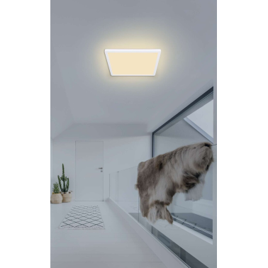 41563-18W LAMPARA DE TECHO BLANCA 1XLED 18W 3000K IP44 SAPANA GLOBO