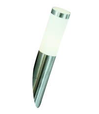 3157 APLIQUE  EXTERIOR 1XE27 60W ACERO INOX Y PLASTICO IP44 BOSTON GLOBO