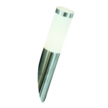 3157 APLIQUE  EXTERIOR 1XE27 60W ACERO INOX Y PLASTICO IP44 BOSTON GLOBO