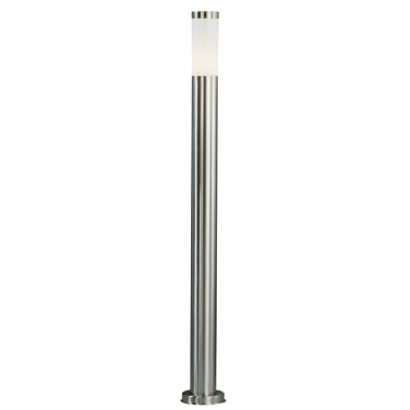 3159 BALIZA ACERO INOX Y PLASTICO  1XE27 60W IP44 BOSTON GLOBO