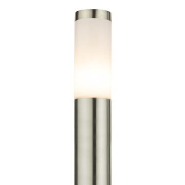 3159 BALIZA ACERO INOX Y PLASTICO  1XE27 60W IP44 BOSTON GLOBO