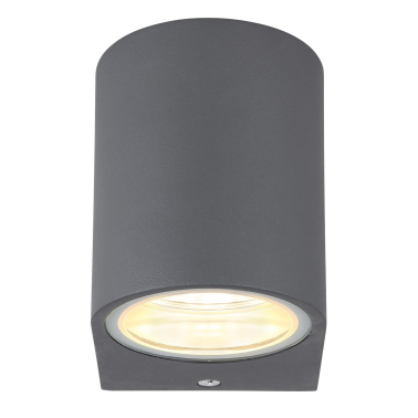 34163 APLIQUE EXTERIOR 1XGU10  35W ALUMINIO ANTRACITA IP44 VERONIKA GLOBO