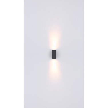 34163-2 APLIQUE  EXTERIOR  2XGU10 35W ALUMINIO ANTRACITA IP44 VERONIKA GLOBO