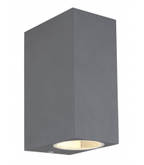 34164-2 APLIQUE  EXTERIOR 2XGU10  35W  ALUMINIO ANTRACITA IP44 VERONIKA GLOBO