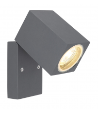 34164W APLIQUE  EXTERIOR 1XGU10  35W  ALUMINIO ANTRACITA IP44 VERONIKA GLOBO