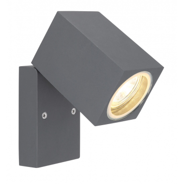 34164W APLIQUE  EXTERIOR 1XGU10  35W  ALUMINIO ANTRACITA IP44 VERONIKA GLOBO