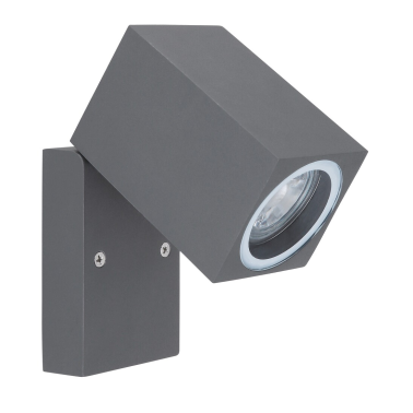 34164W APLIQUE  EXTERIOR 1XGU10  35W  ALUMINIO ANTRACITA IP44 VERONIKA GLOBO