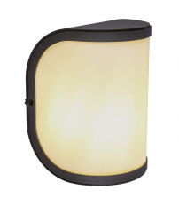 32128A APLIQUE  EXTERIOR 1XE27 60W ALUMINIO ANTRACITA IP44 SEGGA GLOBO
