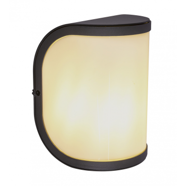32128A APLIQUE  EXTERIOR 1XE27 60W ALUMINIO ANTRACITA IP44 SEGGA GLOBO