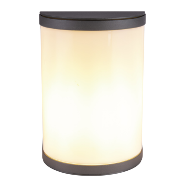 32128A APLIQUE  EXTERIOR 1XE27 60W ALUMINIO ANTRACITA IP44 SEGGA GLOBO