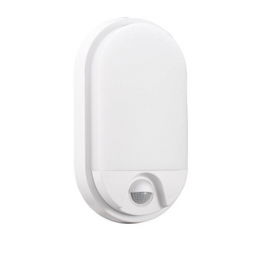 200205057 APLIQUE PARED OVALADO LED DOKO CON SENSOR MOVIMIENTO 15W 4000K BLANCO GSC