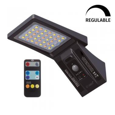 200210017 APLIQUE SOLAR LED GANDA REGULABRE 3W IP65 GSC