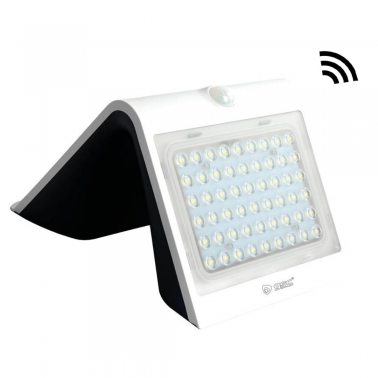 200210010 APLIQUE SOLAR LED LUKULU BLANCO CON SENSOR MOV 4W IP65 4000K GSC