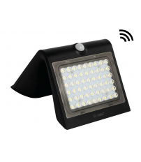 200210012 APLIQUE SOLAR LED LUKULU NEGRO CON SENSOR MOV 4W IP65 3000K GSC