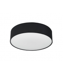 203600002 PLAFÓN TECHO DE TELA GEMENA 2XE27 NEGRO GSC