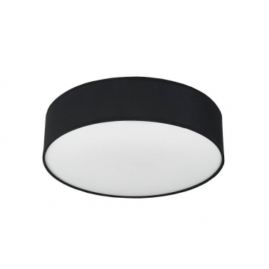 203600002 PLAFÓN TECHO DE TELA GEMENA 2XE27 NEGRO GSC