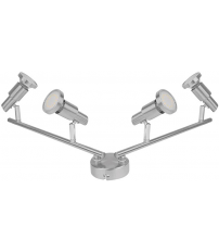 540583 REGLETA LED 4 FOCOS 2,6W NIQUEL 2700K OSRAM