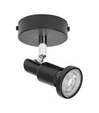 828766 FOCO DE TECHO GU10 3,4W 2700K NEGRO LEDVANCE