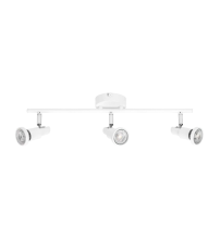 833890 REGLETA LED 3 FOCOS GU10 3,4W 2700K BLANCA LEDVANCE