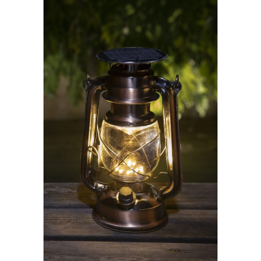 G2118 LAMPARA SOLAR METALICA CANDIL RECARGABLE GALIX