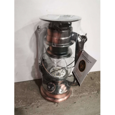 G2118 LAMPARA SOLAR METALICA CANDIL RECARGABLE GALIX