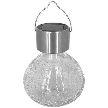 G2201 LAMPARA SOLAR BOMBILLA INOX GALIX