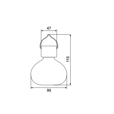 G2201 LAMPARA SOLAR BOMBILLA INOX GALIX