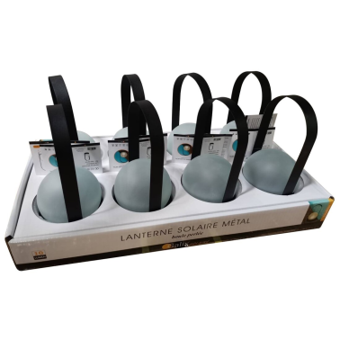 G2123 LAMPARA SOLAR PERLA C/ASA NEGRA GALIX