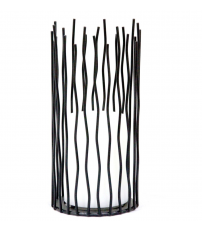 G2124 LAMPARA SOLAR VELA PARPADEO C/VARILLAS METAL+PLASTICO GALIX