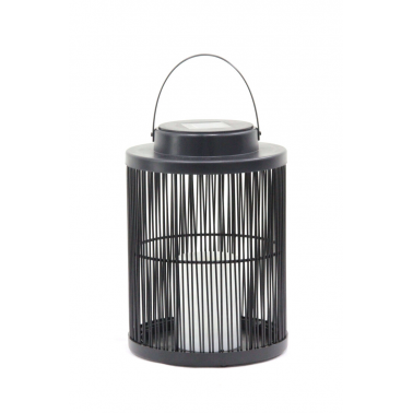 G2005 LAMPARA SOLAR VELA PARPADEO CON JAULA METAL+PLASTICO GALIX