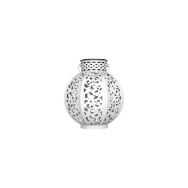G2301 LAMPARA SOLAR BLANCA VINTAGE METALICA GALIX