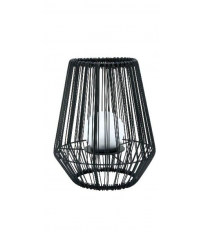 G2125/30 LAMPARA SOLAR JAULA 30cm C/BOLA METAL+POLIETILENO GALIX