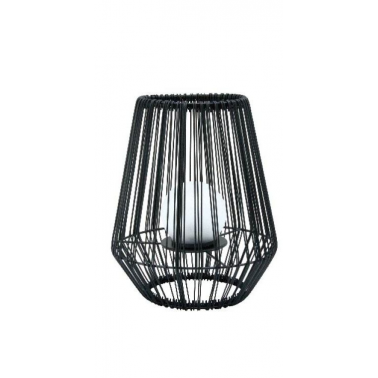 G2125/30 LAMPARA SOLAR JAULA 30cm C/BOLA METAL+POLIETILENO GALIX