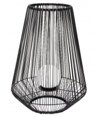 G2125/50 LAMPARA SOLAR JAULA 50cm C/BOLA METAL+POLIETILENO GALIX