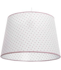 076193000 LAMPARA COLGANTE TOPOS ROSA E27 FABRILAM