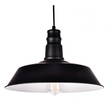0705245 LAMPARA COLGANTE METALICA NEGRA LINE