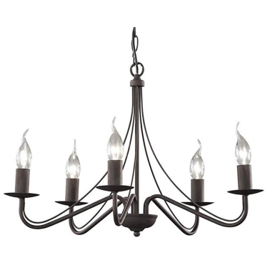 R1198-24 LAMPARA COLGANTE COUNTRY 5xE14 TRIO