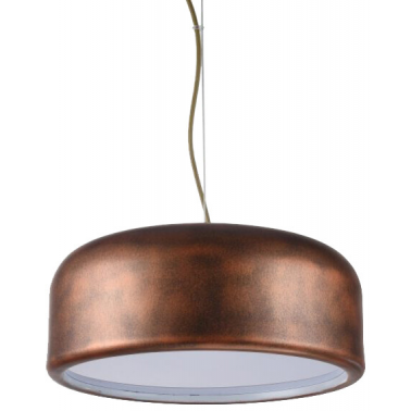 10443 LAMPARA CAMPANA METAL COBRE 1xE27 JASPER
