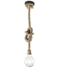 93-841-15-116 LAMPARA COLGANTE SOGA E27 CRISTAL RECORD