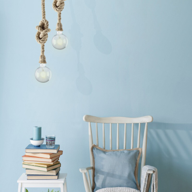 93-841-15-116 LAMPARA COLGANTE SOGA E27 CRISTAL RECORD