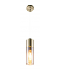 21000HM  LAMPARA COLGANTE METAL LATONADO MATE 1XE27  25W ANNIKA GLOBO