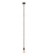 69029H LAMPARA COLGANTE METAL NEGRO 1XE27  60W ULLEU GLOBO