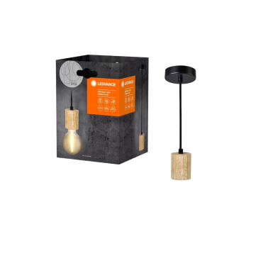 092503 LAMPARA COLGANTE MADERA 1xE27 CYLINDER 1906 LEDVANCE