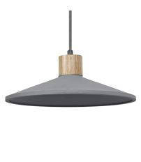 838321 LAMPARA COLGANTE MADERA/CEMENTO GRIS 1xE27 DECOR LEDVANCE