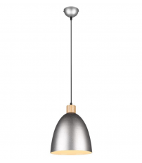R30681067 LAMPARA COLGANTE 1xE27 IP20 150cm NIQUEL ANTIGUO JAGGER TRIO