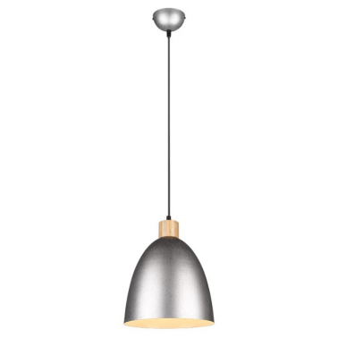 R30681067 LAMPARA COLGANTE 1xE27 IP20 150cm NIQUEL ANTIGUO JAGGER TRIO