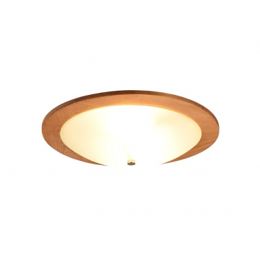 612600230 PLAFON TECHO 2xE27 IP20 MADERA PALI TRIO
